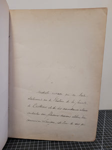 Genealogical history of the Cisternes family, Manuscript. Early 20th Century