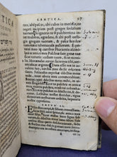 Load image into Gallery viewer, Proverbia Salomonis. Ecclesiastes, Cantica Canticorum, Liber Sapientiae, Ecclesiasticus, 1560