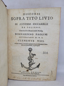 Discorsi sopra Tito Livio, 1598