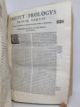 Load image into Gallery viewer, Eximij Doctoris B. Antonini Archiepiscopi Florentini. Ordinis Praedicatorum. Summae Sacrae Theologiae, Iuris Pontificij, &amp; Caesarei, Prima Pars, 1582