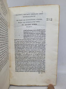 Ioannis Iouiani Pontani Opera Omnia Soluta Oratione Composita, 1518/1519