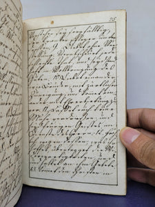Gebetbuch fur Katholische Christen. German Manuscript Book of Prayer, 1818