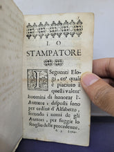Load image into Gallery viewer, Le Poesie di Girolamo Preti: in Quest&#39;vltima Impressione Corrette &amp; Ampliate di Nuoue Materie Non Piu Stampate, 1667