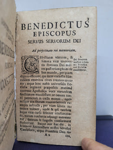 Geminata Laetitia In Corona Anni Exorta, Dum Die Ultima Decembris An, 1726. Brocade Binding