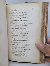 Load image into Gallery viewer, Sammelband. Manuscript collection of four works including an Anthology of Texts by Great Authors of the Time; Philotanuse; Glaucus Boree; Lettre a Monseigneur l&#39;archeveque duc de Reims, 18th Century