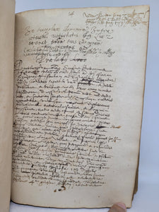 Theology Manuscript on the Gospel, 1605