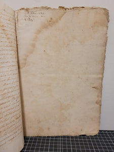 Latin Manuscript of Sale in the Parish of Sant Marti, in favor of Marti Joan Franquesa, 1584