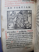 Load image into Gallery viewer, Officium Hebdomadae Sanctae, Secundum Curiam Romanam: ad Missalis, et Breviarii reformatorum rationem, 1587