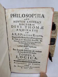 Philosophia ad mentem angelici doctoris divi Thomae Aquinatis, 1714