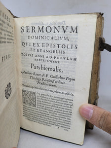 Sermonum Dominicalium ex Epistolis et Evangeliis Totius Anni; With: Sermonum ad Sacros Evangeliorum Sensus Explicandos. Pars aestivalis and hyemalis. Pars Quadragesimalis. 1591-1592