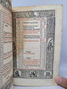 Officium B. Mariae Virginis, Nuper reformatum, et Pii V. Pont. Max. Iussu Editum, 1575. Deluxe Variant
