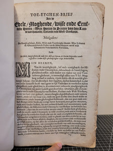 D’oude Chronijcke ende Historien van Holland, 1620