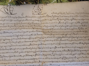 Papal Bull of Pope Pius VI, January 27, 1786. Manuscript on Parchment