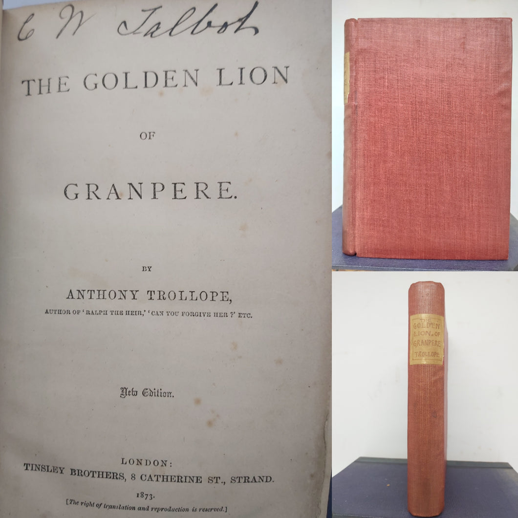 The Golden Lion of Grandpere, 1873
