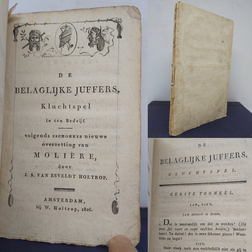 De belaglijke juffers: kluchtspel in een bedrijf, 1806