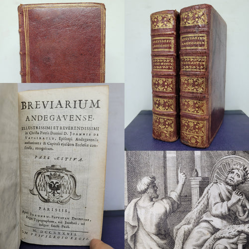 Breviarium Andegavense, Illustrissimi et reverendissimi in Christo Patris Domini D. Joannis de Vaugirauld, Episcopi Andegavensis authoritate; & Capituli ejusdem Ecclesiae consensu, recognitum. Pars autumnalis [- aestivalis], 1737