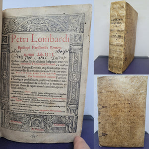 Petri Lombardi Episcopi Parisiensis Sententiarum Lib. IIII, 1537