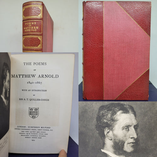The Poems of Matthew Arnold 1840-1867. With an Introduction by Sir A.T. Quiller-Couch, 1913