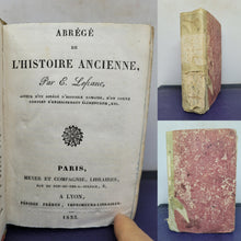 Load image into Gallery viewer, Abrege de l&#39;histoire ancienne, par E. Lefranc, 1833