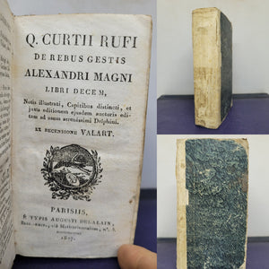 Q. Curtii Rufi de Rebus gestis Alexandri Magni libri decem, 1827