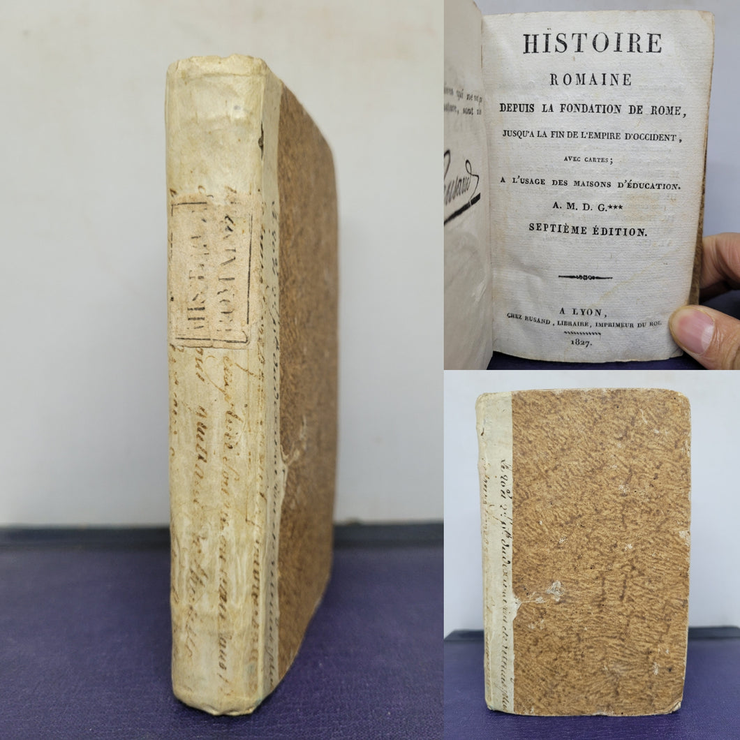 Histoire Romaine, Depuis la Fondation de Rome, 1827