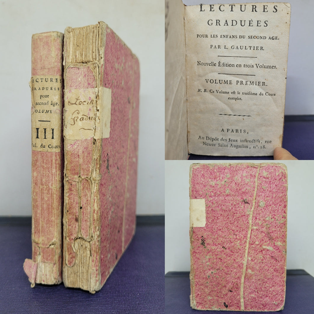 Lectures Graduees Pour les Enfans du Second Age, 19th Century. Volume 1-2