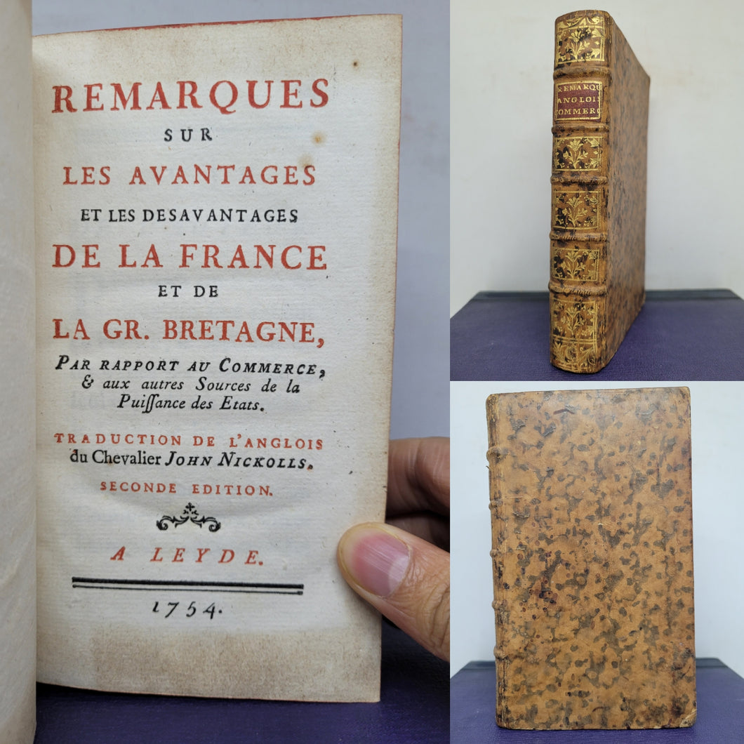 Remarques sur les avantages et les desavantages de la France et de la Grande-Bretagne, 1754