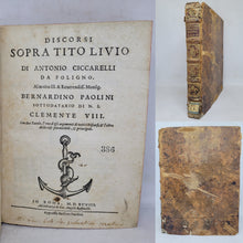 Load image into Gallery viewer, Discorsi sopra Tito Livio, 1598