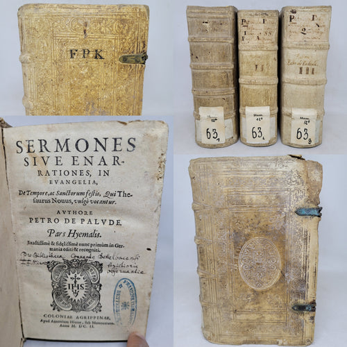 Sermones Sive Enarrationes in Evangelia. De tempore ac sanctorum festis. Pars Hyemalis and Aestivalis. Epistolas quadragesimales, qui thesaurus novus vulgo vocantur, 1602