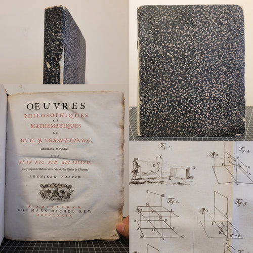 Oeuvres Philosophiques et Mathematiques de Mr. G.J. 's Gravesande, 1774. Premiere Parte