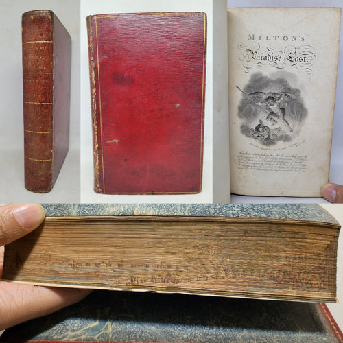 ***RESERVED*** Milton's Paradise Lost, 1795. Fore-edge Painting